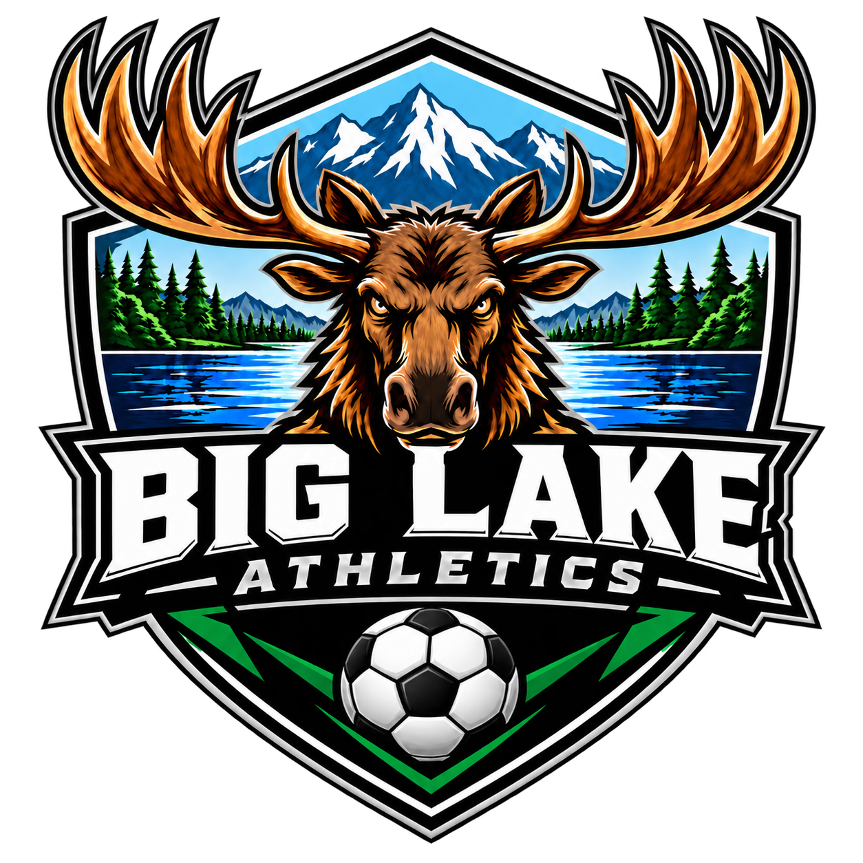 Big Lake Athletics soccer crest
